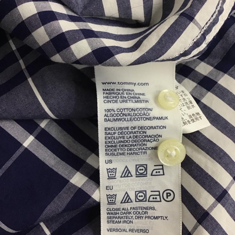 トミーヒルフィガー TOMMY HILFIGER シャツ、ブラウス 半袖 半袖シャツ カラーシャツ 半袖カットソー チェックシャツ S チェック マルチカラー / マルチカラー / メンズ USED 古着 中古 10123979