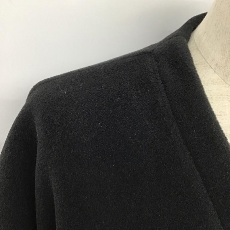 アヘヘ Ahe hee カーディガン 長袖 フリース Vネック L 無地 黒 / ブラック / メンズ USED 古着 中古 10106778