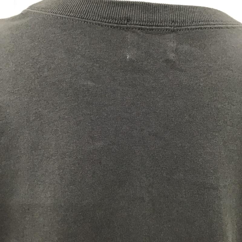 コーエン coen Tシャツ 半袖 7625-610-0200 USAコットンレイヤード5分袖 M 無地 チャコールグレー / チャコールグレー / X 白 / ホワイト / レディース USED 古着 中古 10116806