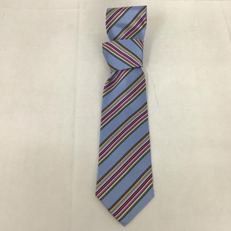 ポールスミス Paul Smith ネクタイ ネクタイ シルク ストライプ マルチカラー / マルチカラー / メンズ USED 古着 中古 10125661