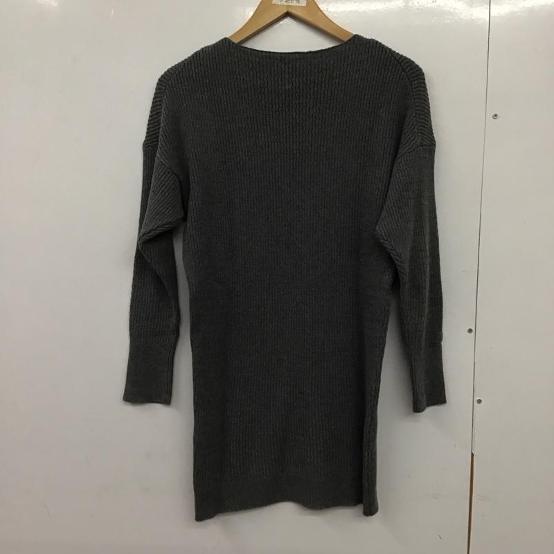 ロク ビューティアンドユース 6BEAUTY&YOUTH カットソー 長袖 36 無地 灰 / グレー / レディース USED 古着 中古 10132221