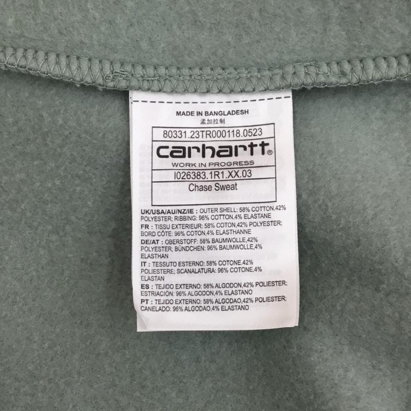 カーハートダブリューアイピー Carhartt WIP トレーナー 長袖 Chase Sweat IO26383.1R1.XX.03 XL ロゴ、文字 X 刺繍 カーキ / カーキ / メンズ USED 古着 中古 10136365