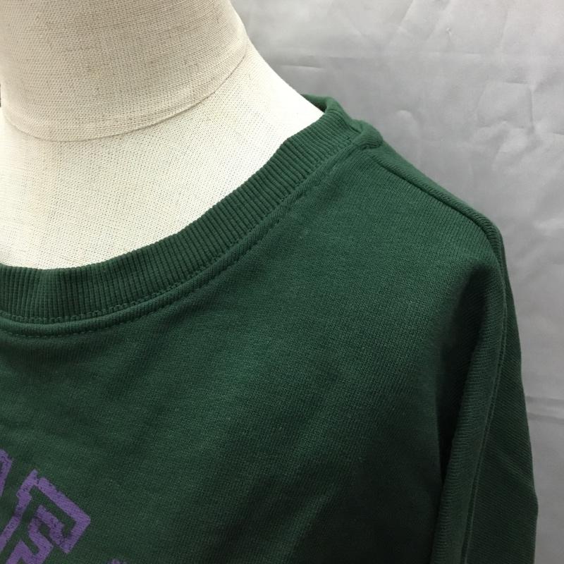 アメリカンホリック AMERICAN HOLIC トレーナー 長袖 HA23L1C4140 ロゴプリント裏毛スウェット1 L ロゴ、文字 緑 / グリーン / レディース USED 古着 中古 10107354