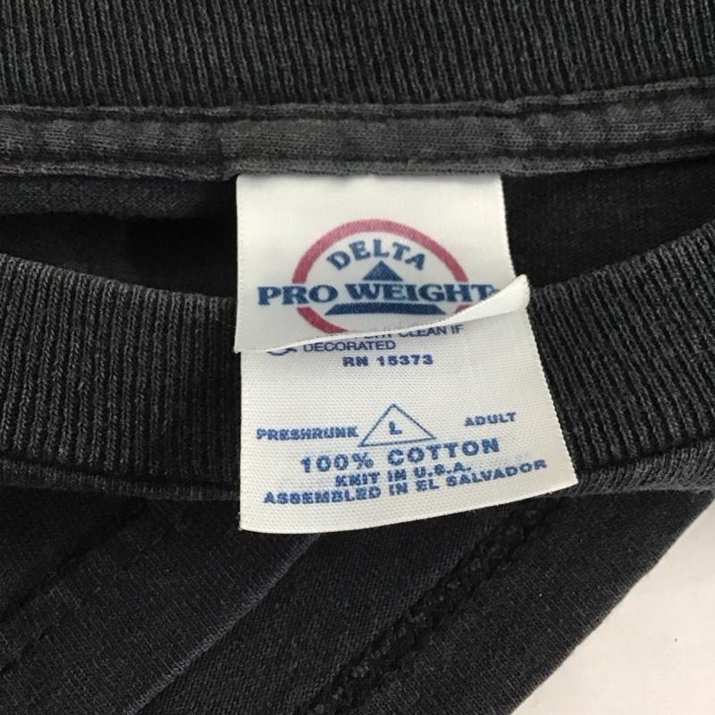 古着 USED Tシャツ 半袖 半袖カットソー プリントTシャツ クルーネックカットソー L プリント 黒 / ブラック / メンズ USED 古着 中古 10136554