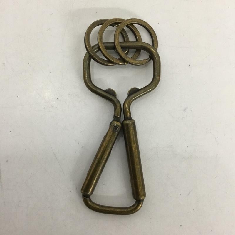 ハフ HUF キーホルダー キーホルダー BOTTLE OPENER CARABINER 栓抜き型 カラビナ ロゴ、文字 金 / ゴールド / メンズ USED 古着 中古 10131204