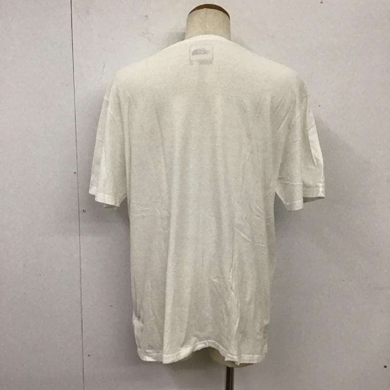 ザノースフェイス THE NORTH FACE Tシャツ 半袖 nf0a5j9hfn4 PRIDETEE 半袖カットソー プリントTシャツ XL プリント X ロゴ、文字 白 / ホワイト / メンズ USED 古着 中古 10118078
