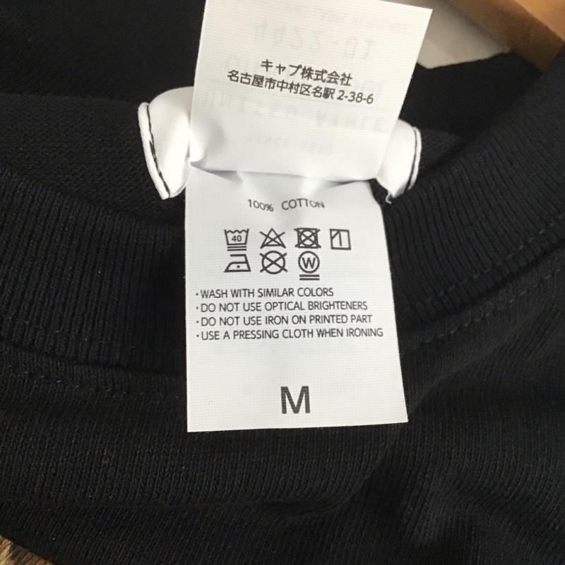 スパーグリーン SUPER GREEN Tシャツ 長袖 長袖カットソー プリントカットソー クルーネック M プリント 黒 / ブラック / メンズ USED 古着 中古 10139303