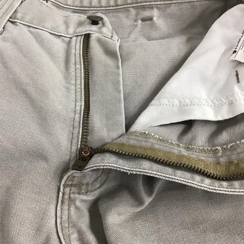 カーハート Carhartt パンツ ワークパンツ、ペインターパンツ ワークパンツ ワイドパンツ カジュアルパンツ 33インチ 無地 ベージュ / ベージュ / メンズ USED 古着 中古 10132919