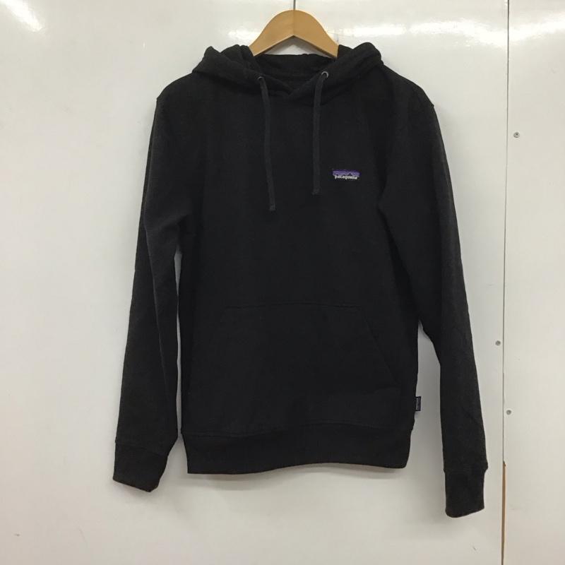 パタゴニア patagonia パーカー 長袖 39611fa20 長袖パーカー プルオーバーパーカー スウェット S ロゴ、文字 黒 / ブラック / メンズ USED 古着 中古 10137842