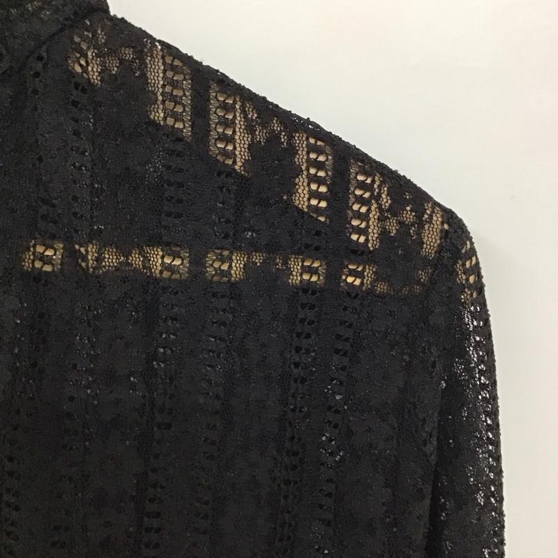 ローリーズファーム LOWRYS FARM カットソー 長袖 L 無地 黒 / ブラック / レディース USED 古着 中古 10130190