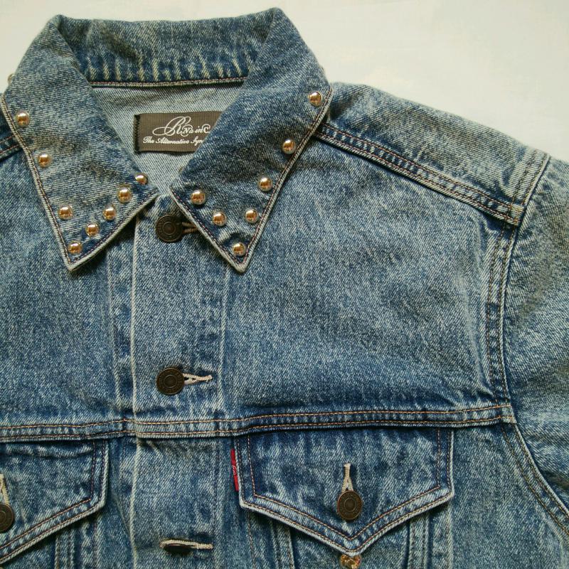 アールエヌエーインク RNAINC ジャケット、上着 ジャケット、ブレザー M 無地 X 刺繍 X インディゴ / インディゴ / レディース USED 古着 中古 10015267