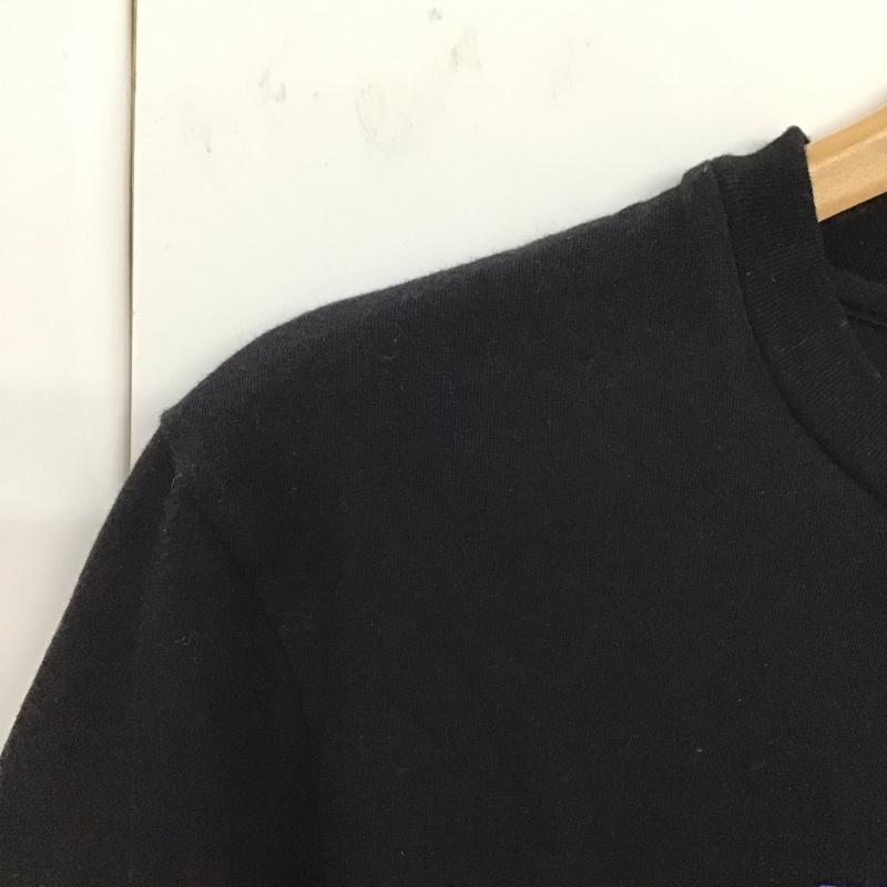 アニエス・ベー agnes b. Tシャツ 半袖 7835SBP5 ADAM ET ROPE L プリント 黒 / ブラック / レディース USED 古着 中古 10131181
