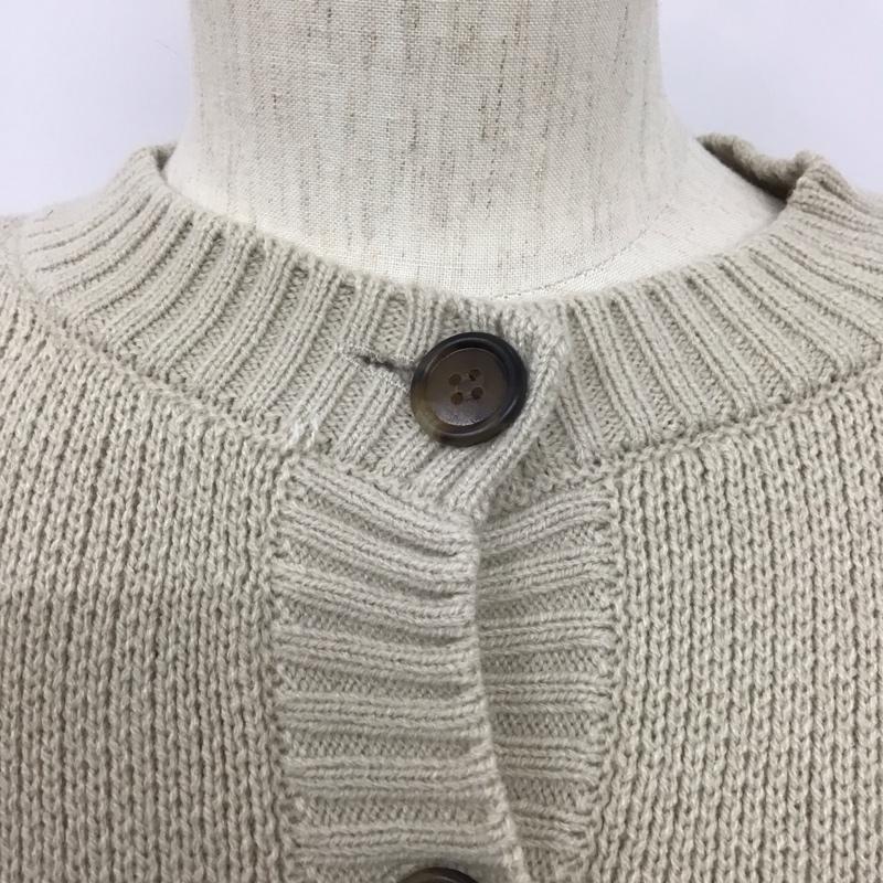 ローリーズファーム LOWRYS FARM カーディガン 長袖 FREE 無地 ベージュ / ベージュ / レディース USED 古着 中古 10127703