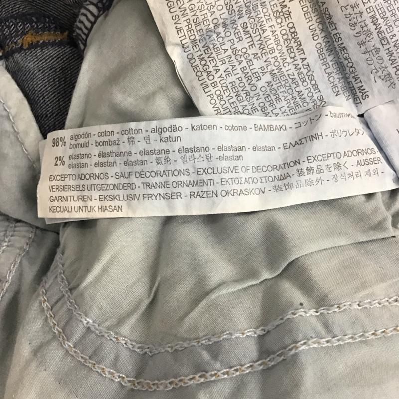 ザラ ZARA パンツ デニム、ジーンズ デニムパンツ スリムパンツ ストレッチパンツ ジーンズ 42インチ 無地 インディゴ / インディゴ / レディース USED 古着 中古 10120409