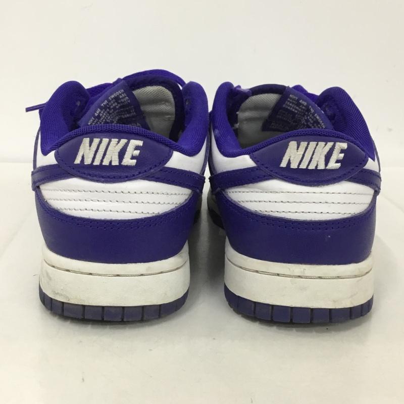 ナイキ NIKE スニーカー スニーカー DV0833-103 DUNK LOW RETRO 25.5cm ロゴ、文字 白 / ホワイト / X 青 / ブルー / メンズ USED 古着 中古 10136927
