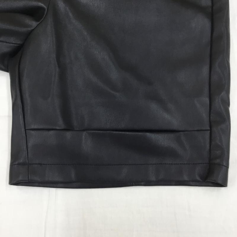 ジーナシス JEANASIS パンツ ショートパンツ レザーショートパンツ FREE 無地 黒 / ブラック / レディース USED 古着 中古 10138072