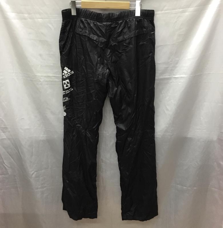 アディダス adidas ボトムス ボトムス JD1048 トラックパンツ CLIMA PROOF ロゴ、文字 黒 / ブラック / メンズ USED 古着 中古 10118848