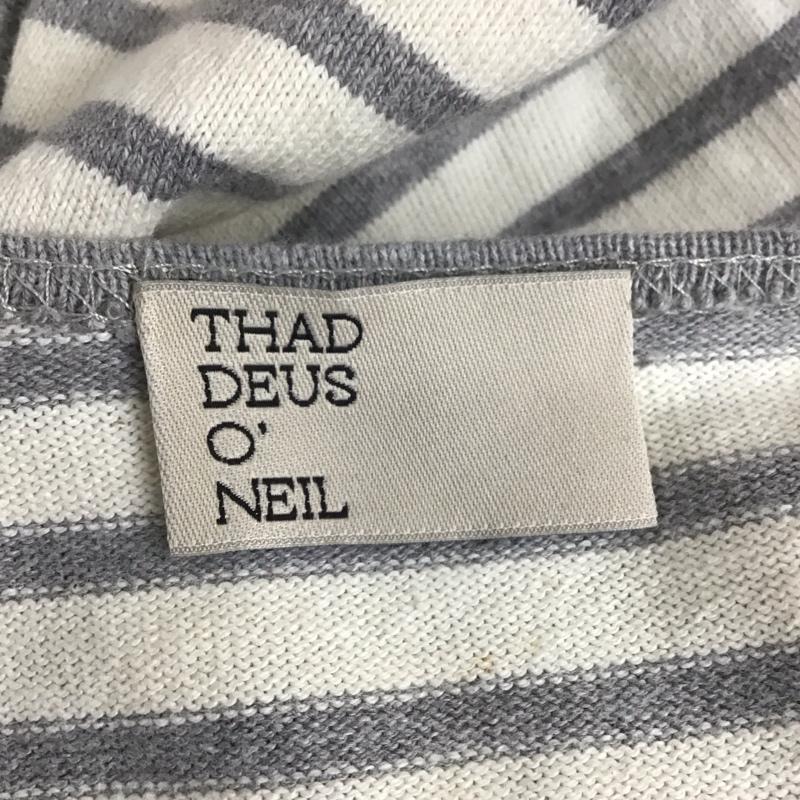 サディアスオニール THAD DEUS O NEIL カットソー 半袖 半袖カットソー プリントTシャツ クルーネックカットソー M ボーダー柄 マルチカラー / マルチカラー /  メンズ USED 古着 中古 10113133