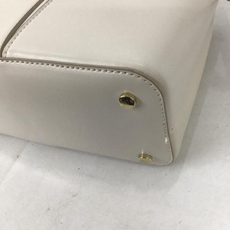 ザラ ZARA ショルダーバッグ ショルダーバッグ ハンドバッグ 無地 アイボリー / アイボリー / レディース USED 古着 中古 10134092