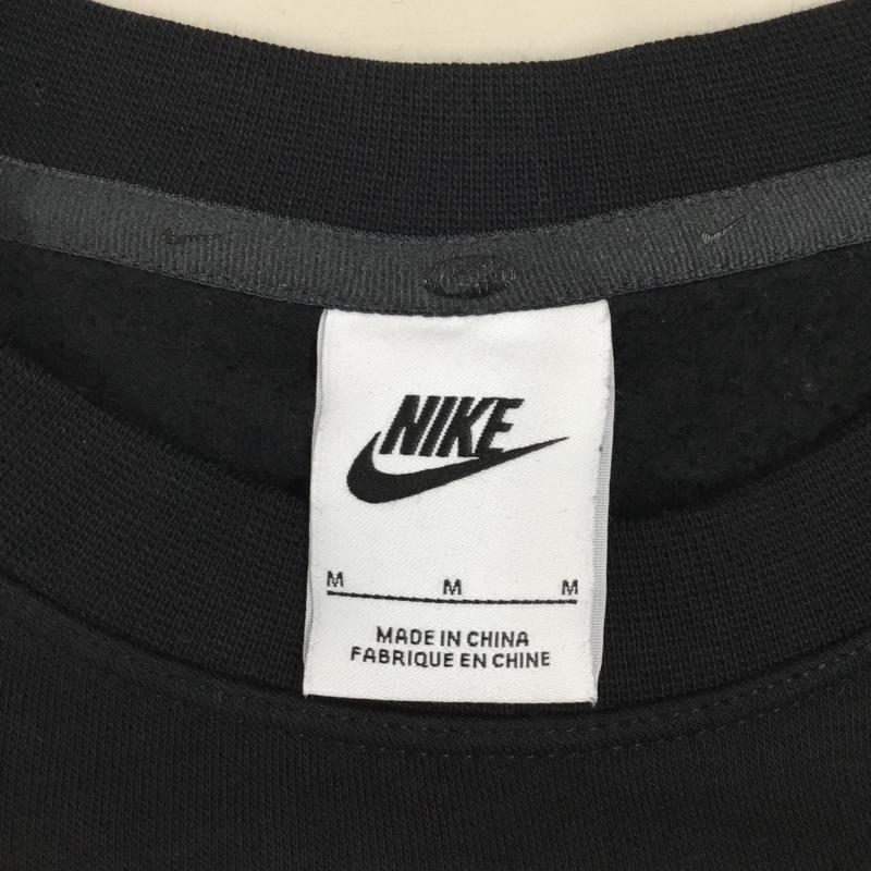 ナイキ NIKE トレーナー 長袖 dm5461-010 スウェットトレーナー スポーツウェア クルーネックカットソー M ロゴ、文字 黒 / ブラック / メンズ USED 古着 中古 10108246