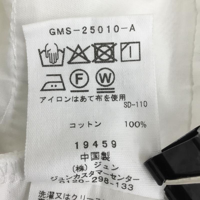アダムエロペ ADAM ET ROPE パンツ ワークパンツ、ペインターパンツ GMS-25010 2タック ワイドルーズ ドカンパンツ バギーパンツ M 無地 白 / ホワイト / メンズ USED 古着 中古 10140184