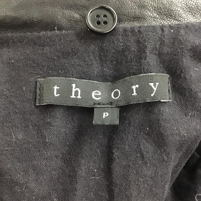 セオリー theory ジャケット、上着 ライダース 01-0304918 無地 黒 / ブラック / レディース USED 古着 中古 10124022