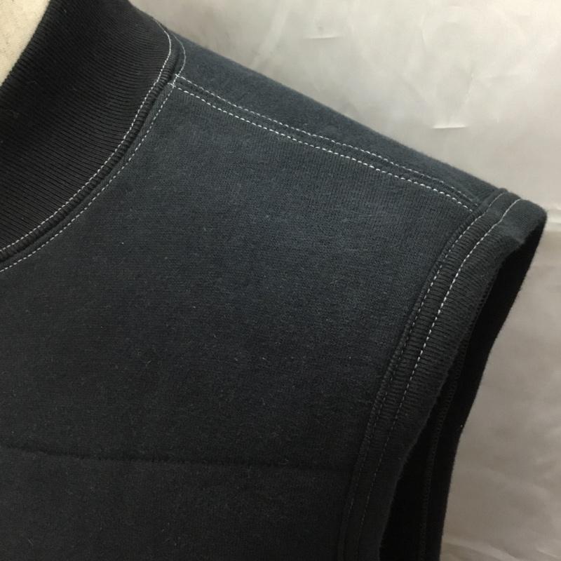 ユニオンメイド UNION MADE ベスト ベスト CUSHMAN L 無地 黒 / ブラック / メンズ USED 古着 中古 10108903
