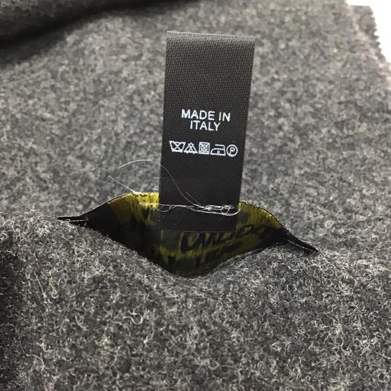 ヴィヴィアンウエストウッド Vivienne Westwood マフラー マフラー ウール フリンジ オーブ ロゴ、文字 チャコールグレー / チャコールグレー / メンズ USED 古着 中古 10120218