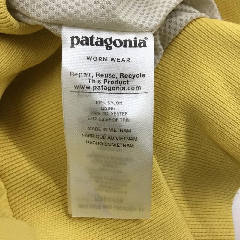 パタゴニア patagonia ジャケット、上着 ジャケット、ブレザー 28151sp19 BAGGIESJACKET ジップアップジャケット カジュアルジャケット S ロゴ、文字 黄 / イエロー / メンズ USED 古着 中古 10114825