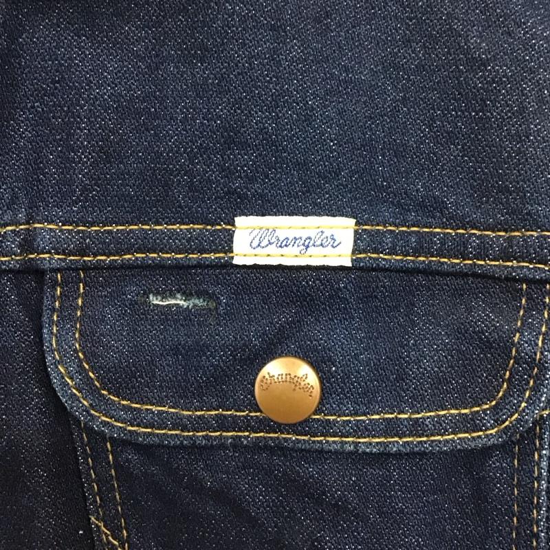 ローリーズファーム LOWRYS FARM ジャケット、上着 ジャケット、ブレザー デニムジャケット Gジャン Wrangler M 無地 インディゴ / インディゴ / レディース USED 古着 中古 10138167
