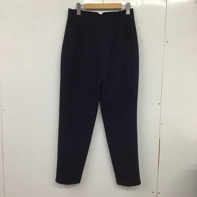 ザラ ZARA パンツ スラックス M 無地 紺 / ネイビー / レディース USED 古着 中古 10139747