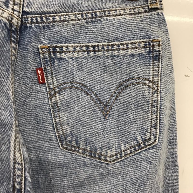 リーバイストラウスアンドコー Levi Strauss & co. パンツ デニム、ジーンズ デニムパンツ スリムパンツ カジュアルパンツ 無地 インディゴ / インディゴ / レディース USED 古着 中古 10138818