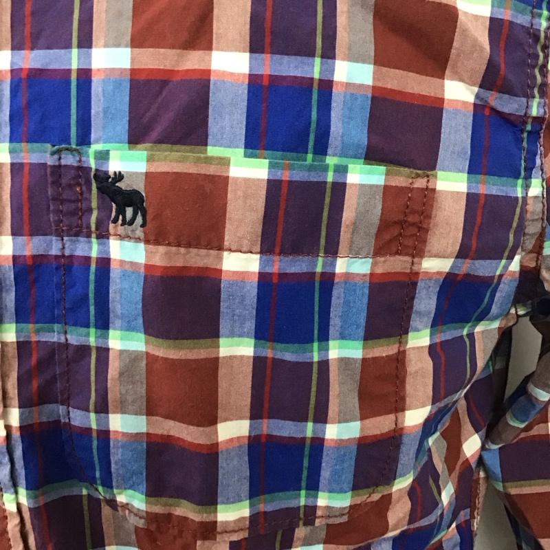 アバクロンビーアンドフィッチ ABERCROMBIE&FITCH シャツ、ブラウス 長袖 長袖シャツ カラーシャツ ポケットシャツ 長袖カットソー チェックシャツ M チェック マルチカラー / マルチカラー / メンズ USED 古着 中古 10113770