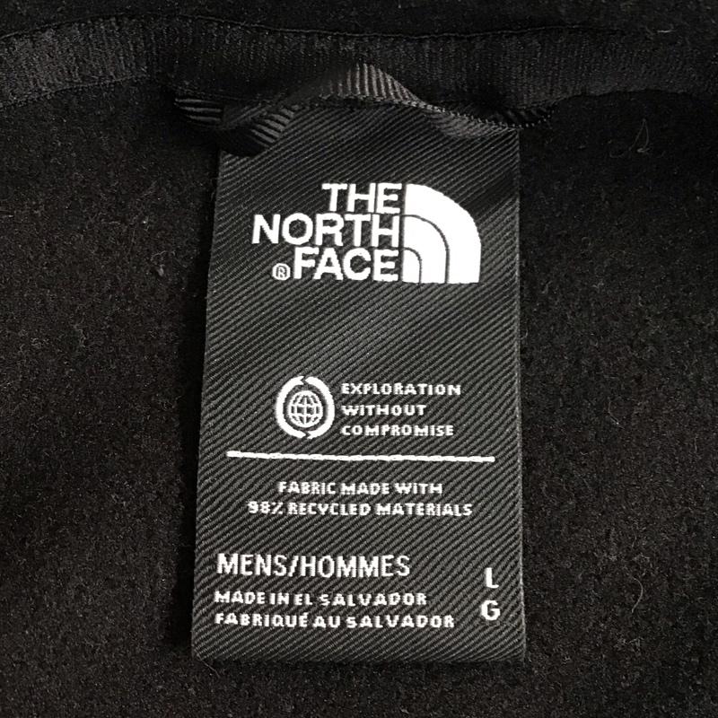 ザノースフェイス THE NORTH FACE パーカー 長袖 長袖パーカー フード付きパーカー プリントスウェット トレーナー L ロゴ、文字 黒 / ブラック /  メンズ USED 古着 中古 10119965
