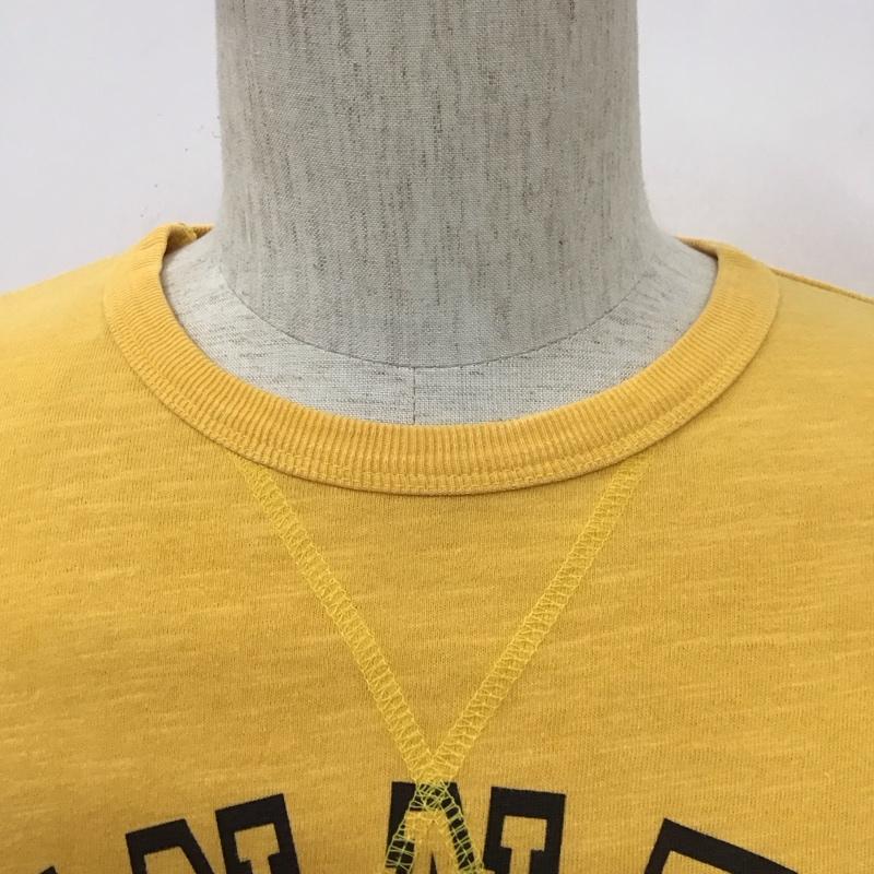 ラッセルアスレティック Russell Athletic Tシャツ 半袖 半袖カットソー プリントTシャツ クルーネックカットソー M プリント 黄 / イエロー / メンズ USED 古着 中古 10107306