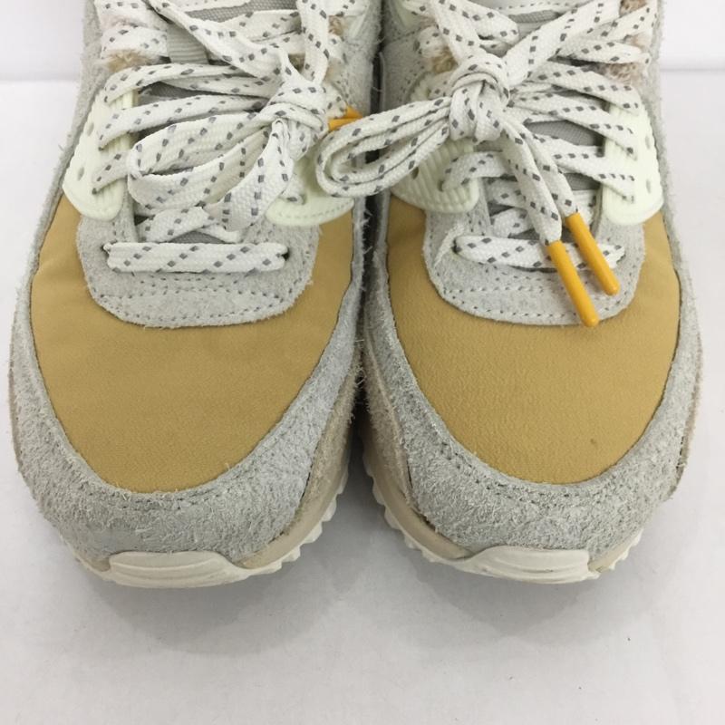 ナイキ NIKE スニーカー スニーカー DC5271-737 WMNS AIR MAX 90 フェイクファー 24.5cm 24.5cm ロゴ、文字 ベージュ / ベージュ / レディース USED 古着 中古 10124377