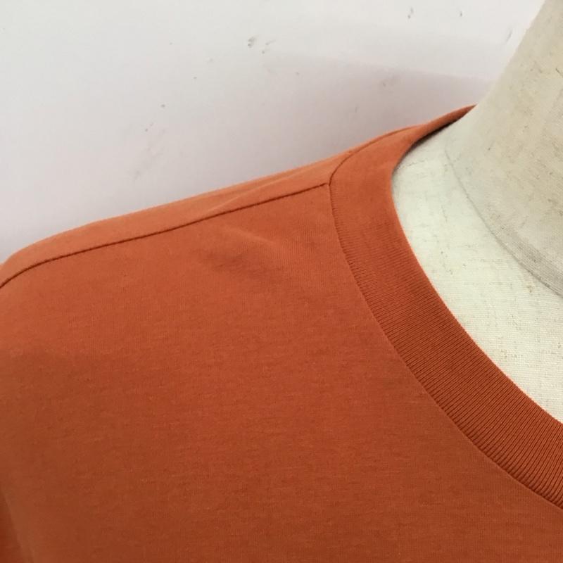 プーマ PUMA Tシャツ 半袖 半袖カットソー プリントTシャツ クルーネックカットソー スポーツウェア L ロゴ、文字 橙 / オレンジ / メンズ USED 古着 中古 10123542