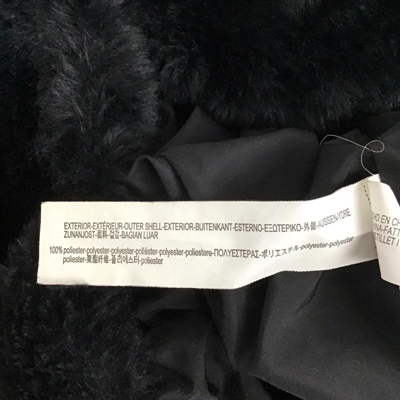 ベルシュカ Bershka ジャケット、上着 ジャケット、ブレザー ノーカラージャケット フェイクファージャケット L 無地 黒 / ブラック / レディース USED 古着 中古 10125124