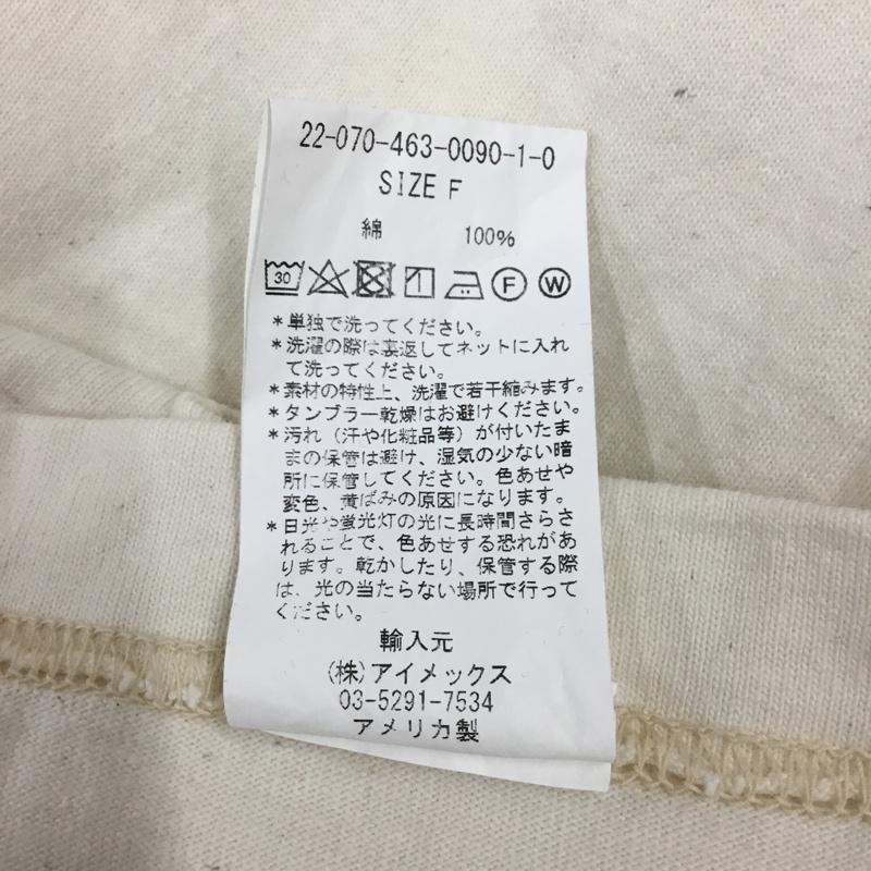 キャンバー CAMBER Tシャツ 半袖 FREE 無地 アイボリー / アイボリー / メンズ USED 古着 中古 10108765