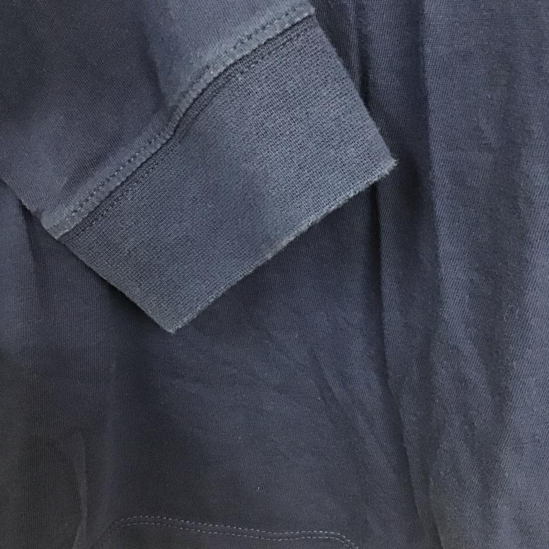 ナイキ NIKE カットソー 長袖 長袖カットソー プリントカットソー クルーネック スポーツウェア XXL ロゴ、文字 紺 / ネイビー / メンズ USED 古着 中古 10136164