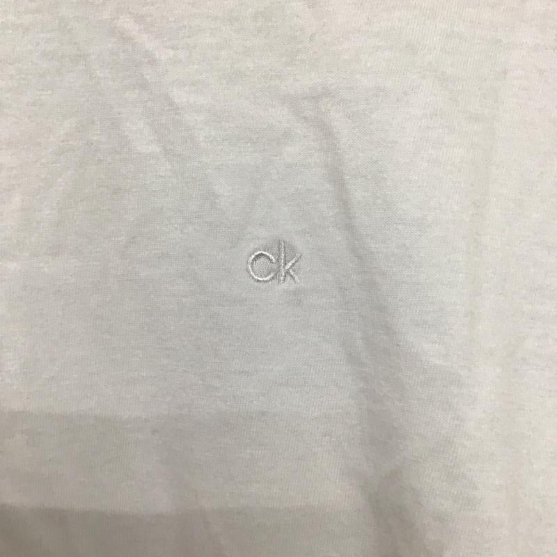 カルバン・クライン Calvin Klein Tシャツ 半袖 半袖カットソー プリントTシャツ クルーネックカットソー M ロゴ、文字 白 / ホワイト / メンズ USED 古着 中古 10138557