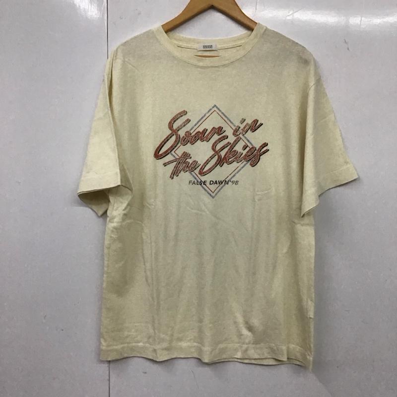 ローリーズファーム LOWRYS FARM Tシャツ 半袖 FREE プリント アイボリー / アイボリー / レディース USED 古着 中古 10133134