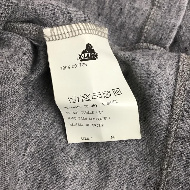 エクストララージ XLARGE カットソー 長袖 長袖カットソー 無地カットソー クルーネック M 無地 灰 / グレー / メンズ USED 古着 中古 10136651