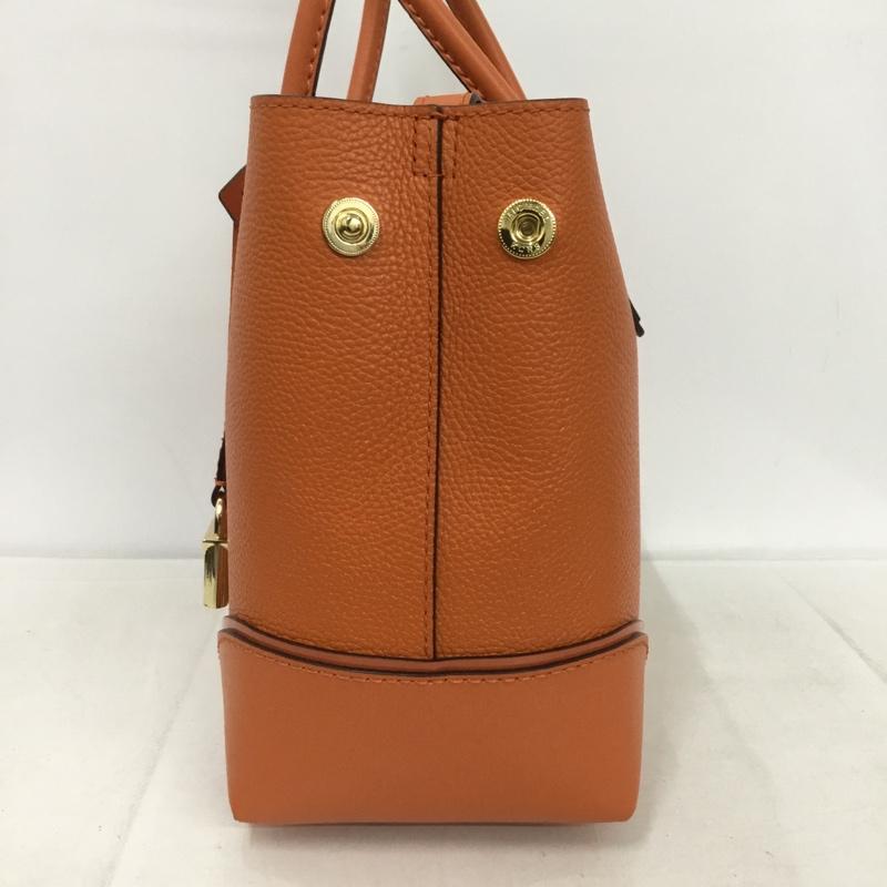 マイケルコース MICHAEL KORS ハンドバッグ ハンドバッグ ショルダーバッグ 2WAY ロゴ、文字 橙 / オレンジ / レディース USED 古着 中古 10133301