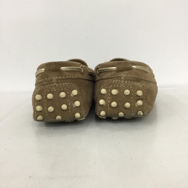 トッズ TOD S カジュアルシューズ カジュアルシューズ ドライビングシューズ 38 無地 ベージュ / ベージュ / レディース USED 古着 中古 10133899