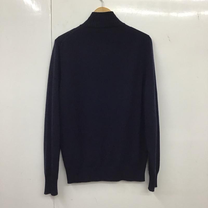 古着 USED ニット、セーター 長袖 ジップアップ Laboratrio38 無地 紺 / ネイビー / メンズ USED 古着 中古 10134866