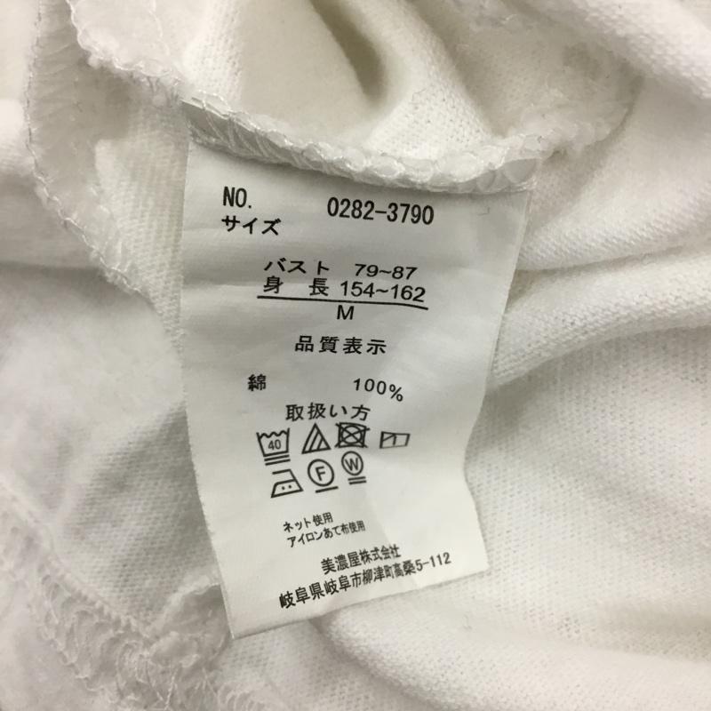 ディッキーズ Dickies Tシャツ 半袖 0282-3790 クルーネック 刺繍 M ロゴ、文字 白 / ホワイト / レディース USED 古着 中古 10115550
