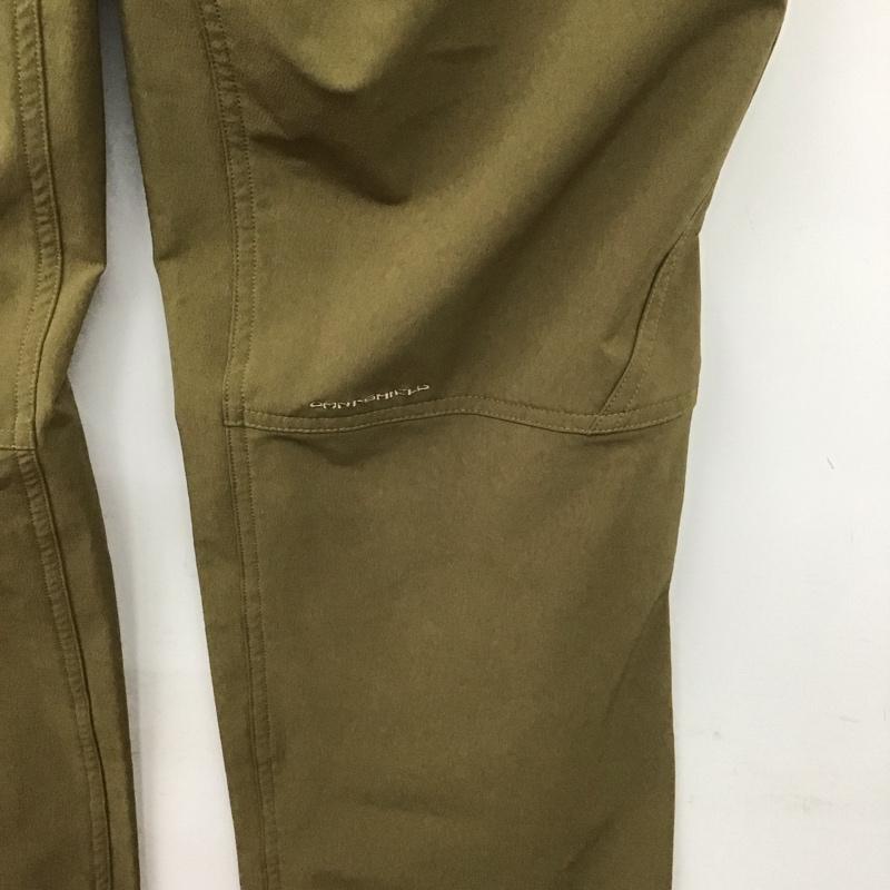 コロンビア Columbia パンツ ワークパンツ、ペインターパンツ 116 pm4695 スリムパンツ ストレッチパンツ アウトドア XL ロゴ、文字 カーキ / カーキ / メンズ USED 古着 中古 10139025