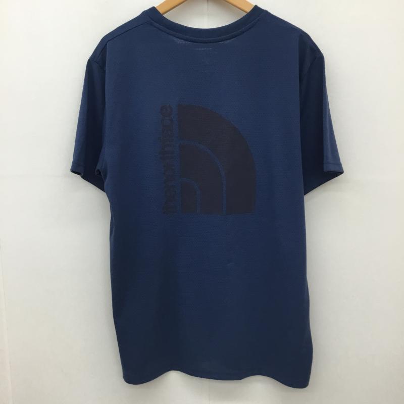 ザノースフェイス THE NORTH FACE Tシャツ 半袖 NT32471 Run Mesh Half Dome Tee XL ロゴ、文字 青 / ブルー / メンズ USED 古着 中古 10136800