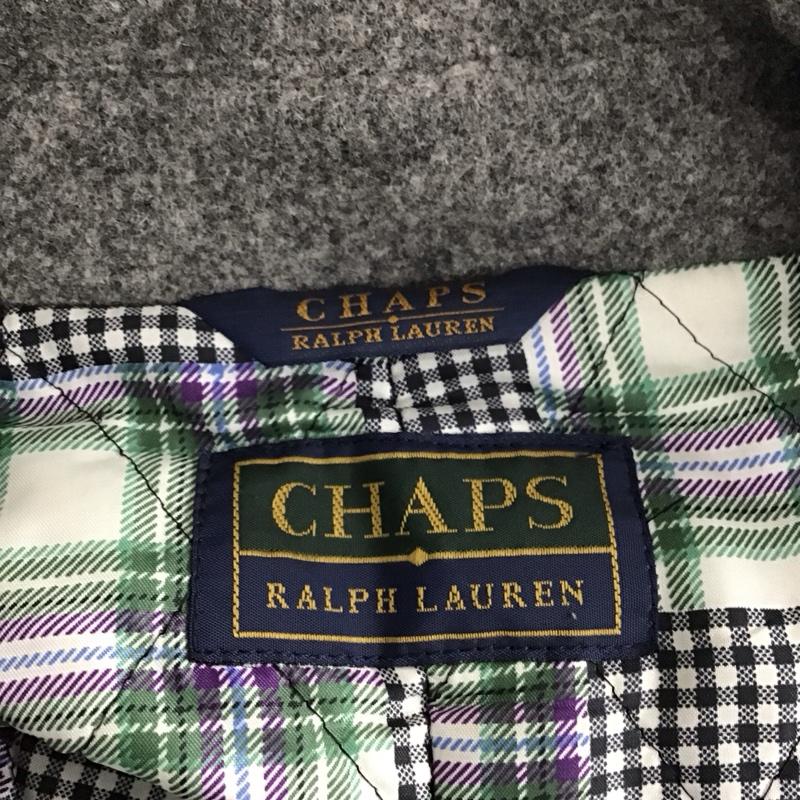 チャップス CHAPS コート コート一般 ピーコート アウター ダブルジャケット M 無地 灰 / グレー / メンズ USED 古着 中古 10122007
